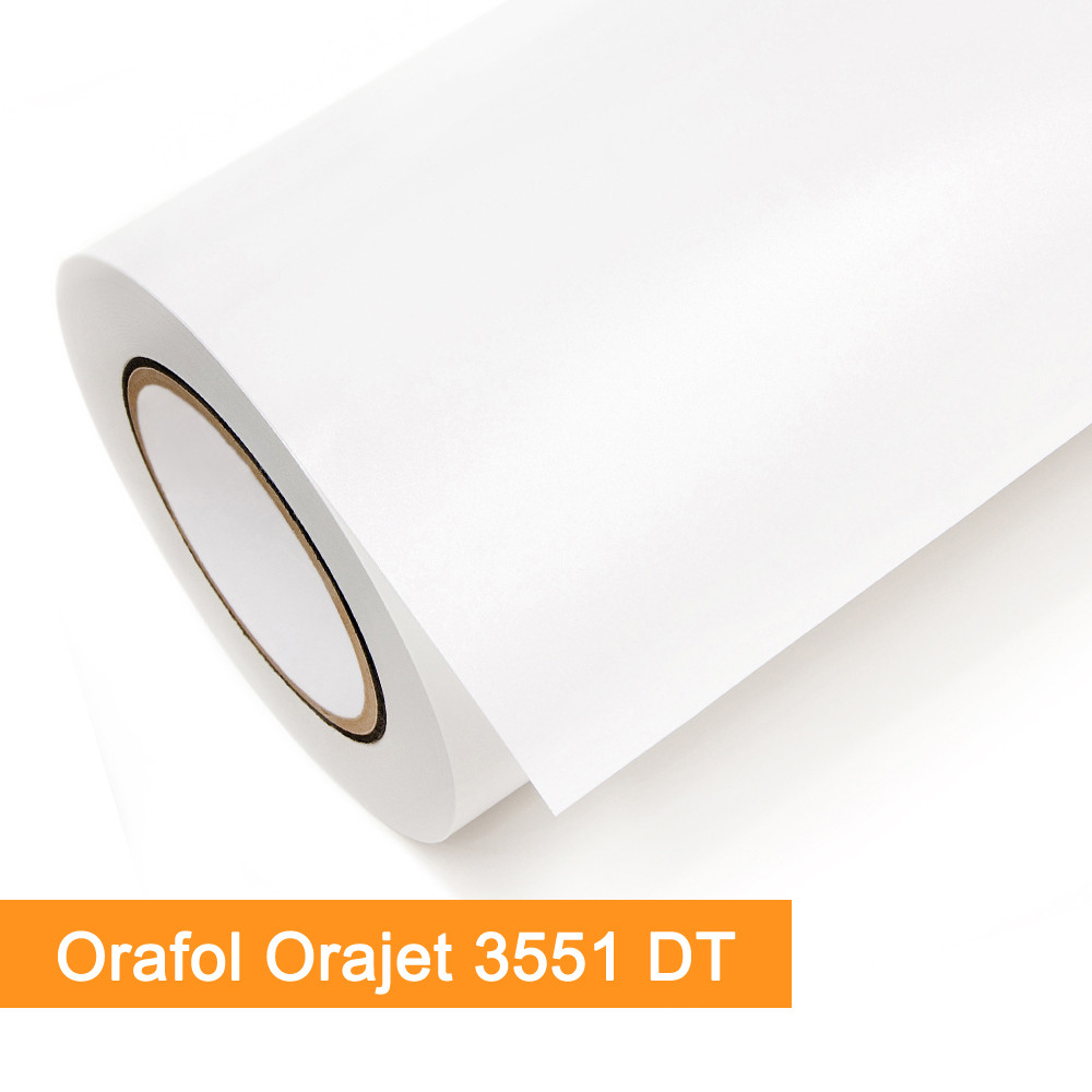 Digitaldruckfolie Orafol Orajet 3551DT weiss glänzend - Rollenbreite 137cm - Rollenlänge 50m - SalierShop.de